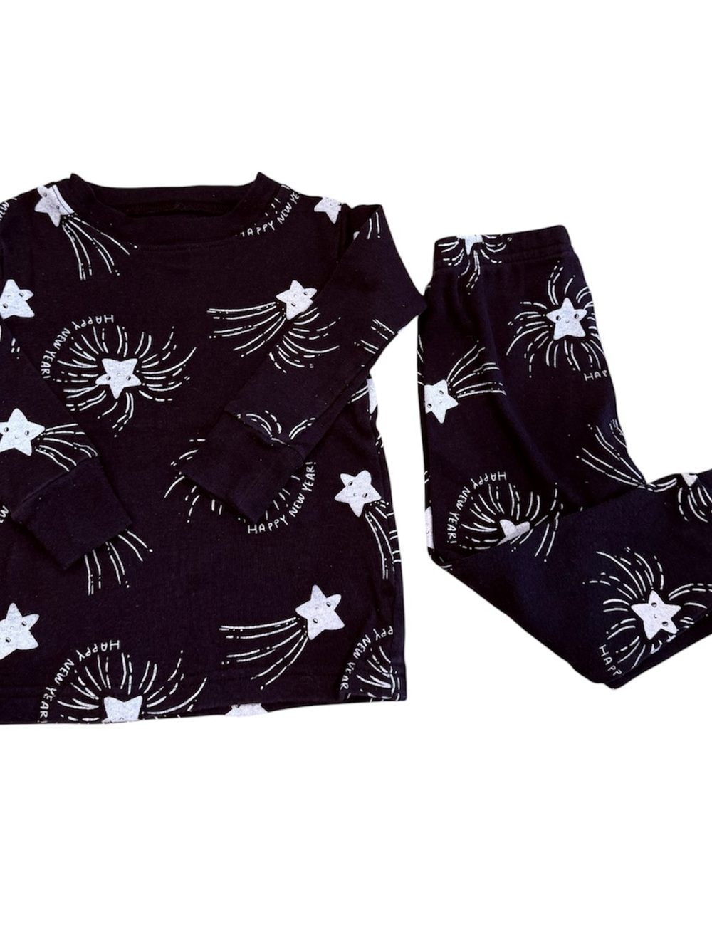 Carter's Black New years Pajama Set